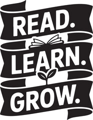read learn grow