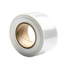 Rolled translucent white adhesive tape