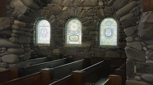 Stained Glass at St. Ann's Church, Kennebunkport, Maine