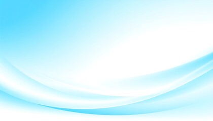 Naklejka premium Light blue and white abstract curves