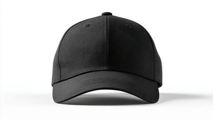 cap mockup front view,  isolated cutout, object with shadow on transparent background, hat is a baseball cap, hat, cap, fashion, baseball, isolated, cloth, blank, sport, visor