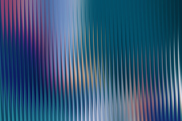 Illustration of abstract background with vertical ribbed texture and color gradient