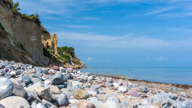 Dornbusch Kliffk&uuml;ste der Insel Hiddensee an der Ostsee
