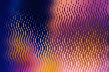 Illustration of abstract wavy lines with a vibrant gradient of blue, purple, and orange
