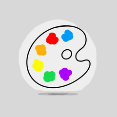  Palette Icon.generative ai