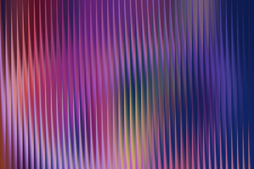 Illustration of abstract colorful wavy vertical lines background with purple and blue hues
