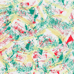 Vectorized light green watercolor splash composition.