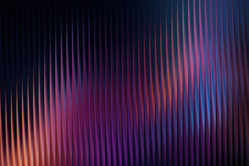 Illustration of abstract background with vertical pleats and colorful light
