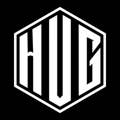 HUG letter design. HUG letter technology logo design. HUG Monogram logo design for an entrepreneur and business.