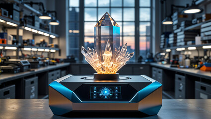 3D Printing of Futuristic Crystal Material