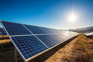 Solar Panels in the Desert