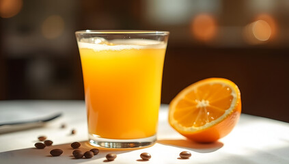 Fresh Oranges with Juice