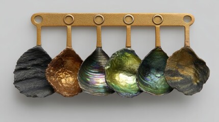 Abalone Shell Spoons:Artisan Crafted Jewelry