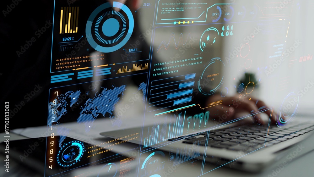 Poster data analytics and big data strategy for real-time analytics, predictive data modeling, business int