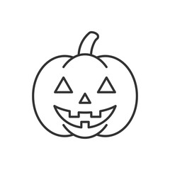 Jack O Lantern icon. Halloween symbol modern, simple, vector, icon for website design, mobile app, ui. Vector Illustration
