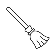 Broom icon. Broomstick symbol modern, simple, vector, icon for website design, mobile app, ui. Vector Illustration