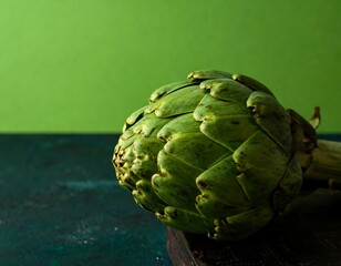 Fototapeta premium Close-up of a fresh artichoke
