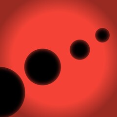 abstract red sphere