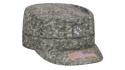 3d rendering us military cap