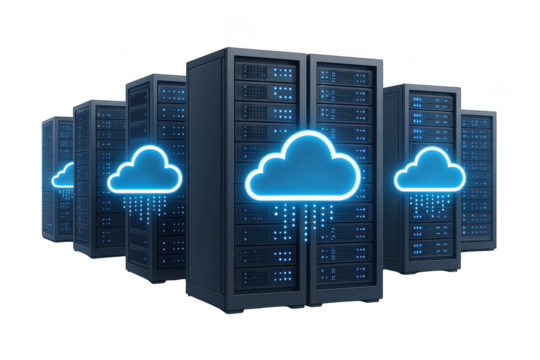 Cloud computing server network data