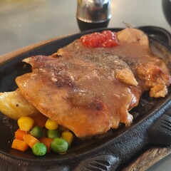 roasted chicken with vegetables