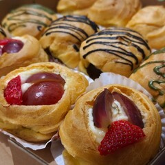 pancakes with strawberry jam