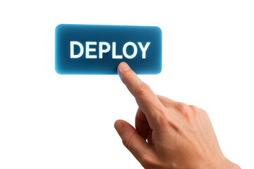 Deploy button being pressed online