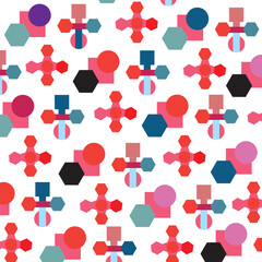 seamless pattern with hearts