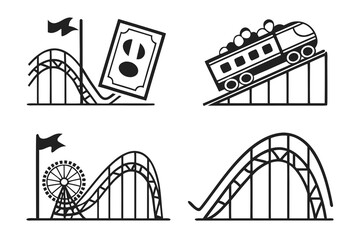 Naklejka premium bridge vector illustration