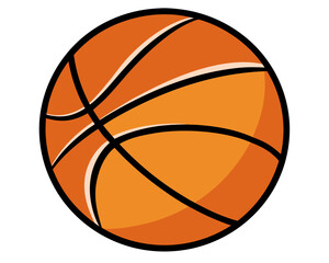 Fototapeta premium Basketball icon,Basketball ball vector on white background