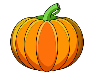 pumpkin vector icon, pumpkin vector on white background
