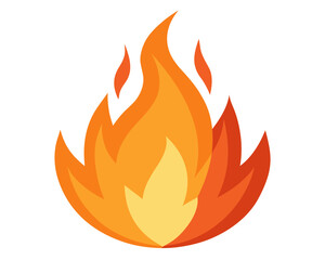 Fireball icon,Fire flame icon vector on white background