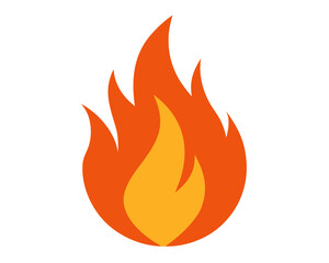 Fireball icon,Fire flame icon vector on white background