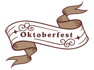 Vector greeting card for Oktoberfest