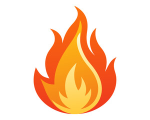 Fireball icon,Fire flame icon vector on white background