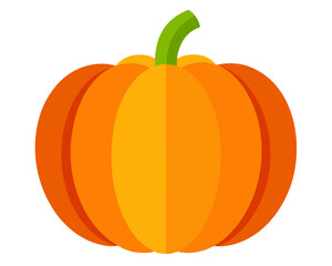 pumpkin vector icon, pumpkin vector on white background