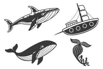 Obraz premium set of fish