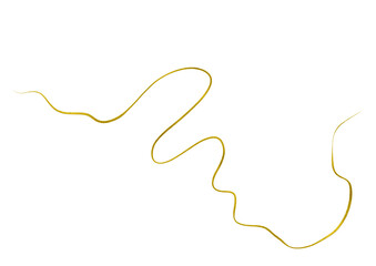 Obraz premium Gold Curve Wave Line