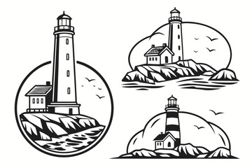 vector illustration of a ship