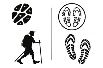 vector illustration of a silhouette of a man