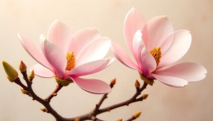 Fototapeta premium pink magnolia blossom