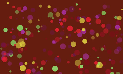 Abstract background with vibrant colored circles for modern design projects
