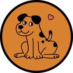 The spoiled dog is looking for the player