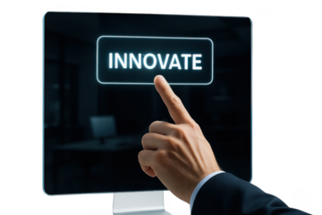 Innovation Touchscreen Technology Business Concept