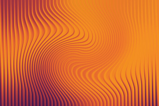 Abstract orange and purple wavy background with swirling pattern