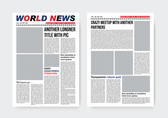 newspaper template