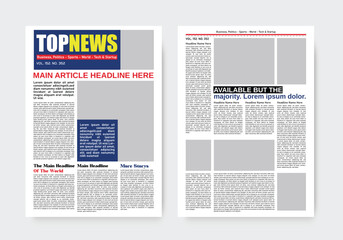 newspaper template