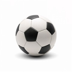 Naklejka premium Soccer ball toy isolated on white background