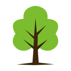Green Tree Icon, Simple Icon Vector Design, best used for presentation, application, web and banner