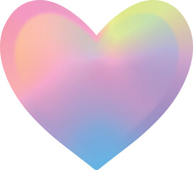 Pastel Gradient Heart 